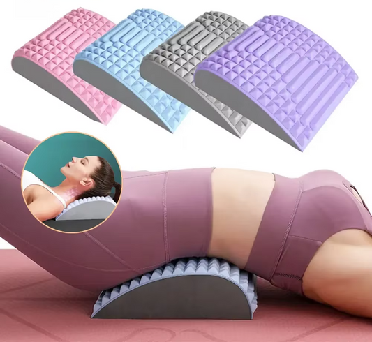 Transform Your Comfort: Ultimate Back Stretcher & Lumbar Support Pillow for Sciatica Relief, Herniated Discs, and Perfect Posture Correction